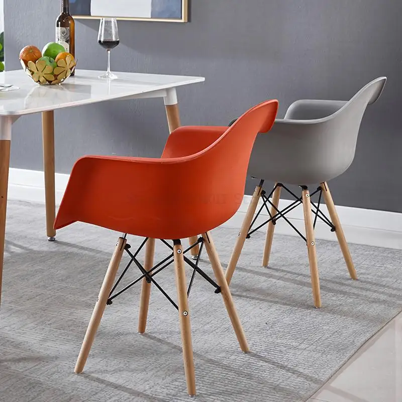 Eames Style Chairs Kenya | Iconic Armchair with Wooden Eiffel Base - Image 3