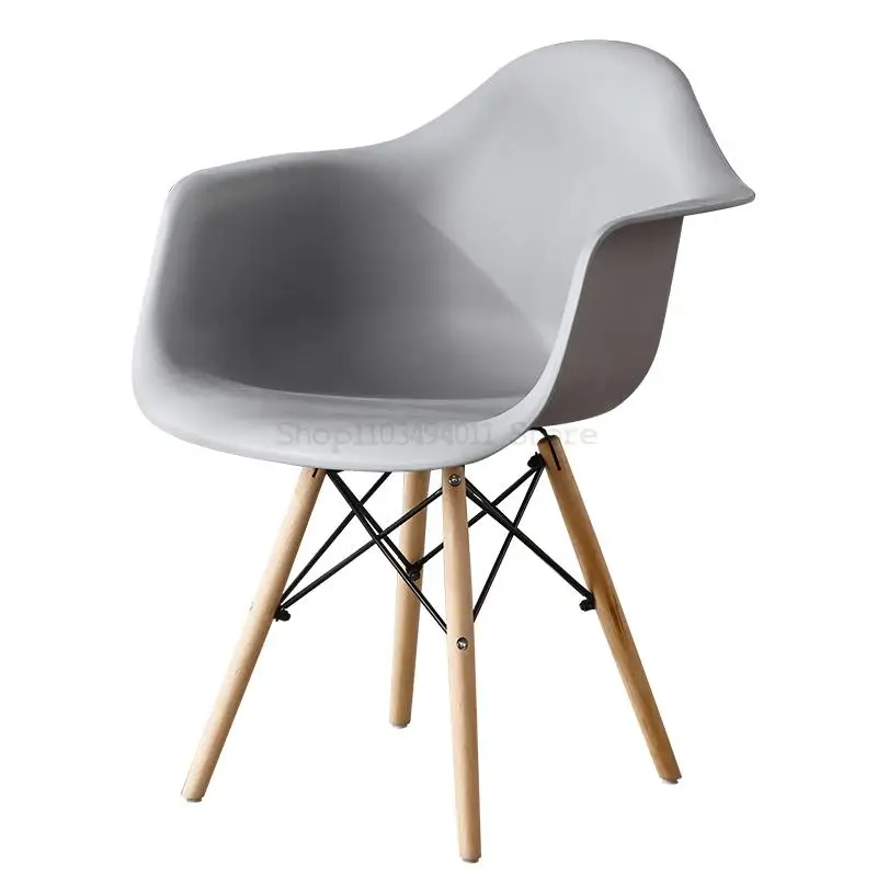 Eames Style Chairs Kenya | Iconic Armchair with Wooden Eiffel Base - Image 5
